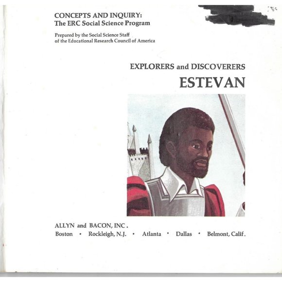 Estevan Explorers Discoverers 1970 Black History Early Exploration US Southwest - Picture 4 of 5